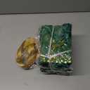 Kolldenn 36 Pack Small Thank You Gift Bags with Handles 5.9 x 4.3 x 2.4 Inches Christmas Party Favor Bags with Bow Ribbon Candy Goodie Gift Bag Bulk for Xmas Wedding Birthday Bridal Shower(Green)