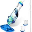 2026new Cordless Pool Vacuum for Above Pools, Rechargeable Handheld Hot Tub SPA Vacuum,18 GPM Powerful Suction, IPX8, Ideal for Inflatable, Pools up to 88", 60-min Spot Cleaning Sand and Debris