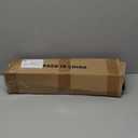 Heavy Duty Curtain Rods for Windows 66 to 120 Inch(5.510ft),1'' Diameter Black Drapery Rod with Geometric Finials, Adjustable Decorative Curtain Rod Set,30"120"