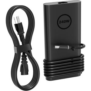 240W Slim Gan Charger Compatible with Dell G16 G15 G7 G5 Alienware x17 x16 x15 M18x X51 17 15 Precision 7780 7770 7680 7670 7560 3260 3551 Laptop, Performance TB16 TB15 Dock