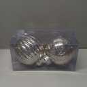 Large Christmas Ball Ornaments, Oversized Shatterproof Plastic Decorative Hanging Mercury Ornaments Ball for Xmas Holiday Party Decorations (Champagne, 6.0")