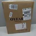 OYEARS 23" Table Lamps for Living Room Set of 2 Bedside Lamps for Night Stands Bedroom Lamps Farmhouse Rattan Boho Lamp Glass Nightlight End Table Lamp,Two Light Points (Set of 2 - Tea Brown with Black Base)