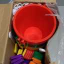 Holady 5.28'' Inch Sand Beach Buckets Pail with Shovels,Sand Bucket Water Pail for Beach Fun Great Summer Party Accessory(24 Bucket+24 Shovels)