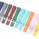 20mm Rubber Band For Omega Speedmaster Watches, Premium Silicone Watch Band Straps for Omega Moonswatch x Swatch Men & Women - Multiple Colors