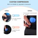Air Walker Boot Medical Short Fracture Boot for Sprained Ankle and Achilles Tendonitis Inflatable Orthopedic Walking Boot for Broken Foot Fracture Recovery