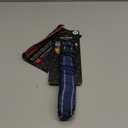 Tuff Pupper Heavy Duty Dog Collar with Handle | Ballistic Nylon Heavy Duty Collar | Padded Reflective Dog Collar with Adjustable Stainless Steel Hardware | Convenient Sizing for All Breeds (Medium/Large (14 - 18" Neck), Midnight Blue)