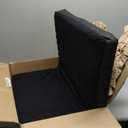 Patas Lague Orthopedic Dog Bed Large Sized Dog 36''X24'',Soft Waterproof Egg Crate Foam Medium Pet Crate Beds Mat with Removable Washable Cover and Non-Slip Bottom, Black