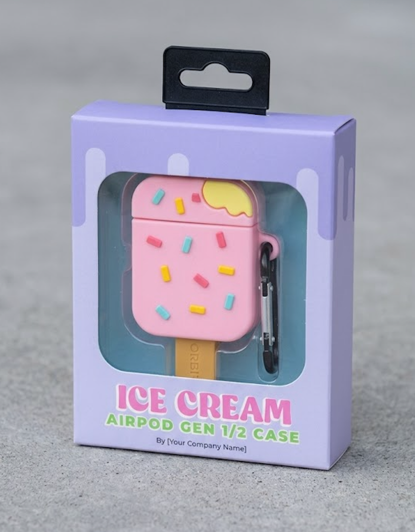 Ice Cream Airpod Case 3 Pack