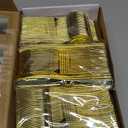 WDF300 Pieces Gold Plastic Silverware - Heavy Duty Disposable Cutlery Set Plastic Gold Silverware Set Includes 100 Forks, 100 Spoons, 100 Knives for Party Baby Shower Wedding Spring