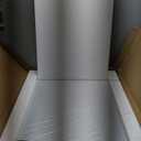 LOAAO 24x36 Inch White Metal Framed Bathroom Mirror for Wall, White Bathroom Vanity Mirror Farmhouse, Large Rounded Rectangle Mirror, Anti-Rust, Hangs Horizontally or Vertically