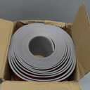 Vinyl Wall Base Baseboard Molding Trim 4" Gray Flexible Self Adhesive Rubber Wall Base Moulding Trim Peel and Stick Design(20Ft, Grey)