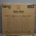 Babelio Baby Gate for Doorways and Stairs, 26''-40'' Auto Close Dog/Puppy Gate, Easy Install, Pressure Mounted, No Drilling, fits for Narrow and Wide Doorways, Safety Gate w/Door for Child and Pets