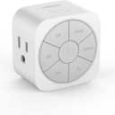 1 Pack Timer Outlet Indoor, Countdown Timers for Electrical Outlets Up to 6H for Lights, Iron, Fan, Electric Bike, Auto Shut Off Switch for Home Kitchen Bedroom, 1875W