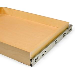 Made To Fit Custom Pull Out Drawer – Baltic Birch Pull Out Home Cabinet Organizer – Slide Pull Out Shelves (Drawer Box Only), 13×21×3