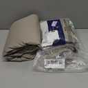 Extra Deep King Sheet Set - 6 Piece Breathable and Cooling Sheets - Hotel Luxury Bed Sheets Set - Easy & Secure Fit - Soft, Wrinkle Free and Comfy Sheets Set - Khaki Sheet Set with Extra Deep Pockets