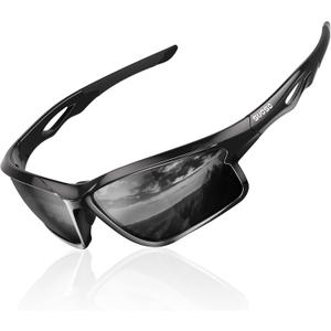 Suoso Polarized Sports Sunglasses Men: Running Sunglasses Women UV400 Protection Wrap Around Glasses for Fishing Driving TR90