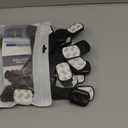 3M Adhesive Child Safety Strap Locks by Baby Proof Me, Baby Latches for Cabinets, Dishwashers, Fridges, Ovens and TrashCans, Stain Free Toilet Lock (Black, 24 Safety Latches)