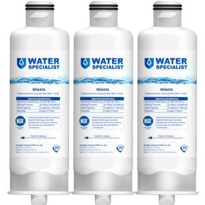 Waterspecialist DA97-17376B Replacement for Samsung HAF-QIN/EXP, HAF-QIN, RF28T5001SR, DA97-08006C, RS27T5200SR, RF28R7351SG, RF24R7201SR, RF27T5201SR, WS645A, Refrigerator Water Filter (Pack of 3)