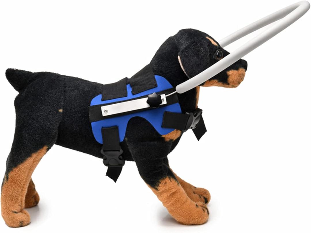 Ring Harness for Dog, Adjustable Dog Ring, Bumper Guards for Dogs Blue Small (Small: Recommand Weight 8.8-22 lbs (4-10kg))