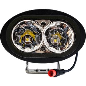 OZ-USA E-Bike 8W LED Headlight 2-Pin Julet Plug  Compatible with Lectric, Velotric, Aventon, and Juiced E-Bikes