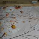 FUHAIHUA Large Wall Decor for Living Room Canvas Wall Art for Office Modern Wall Decorations for Bedroom Beige Wildflower Meadow Landscape Painting Farmhouse Pictures Artwork Room Home Decor 24x48 in