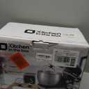 Kitchen in the box Stand Mixer,3.2Qt Small Electric Food Mixer,6 Speeds Portable Lightweight Kitchen Mixer for Daily Use with Egg Whisk,Dough Hook,Flat Beater (Blue)