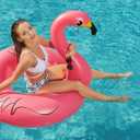 Inflatable Unicorn Flamingo Pool Floats - Jasonwell 2 Pack Pool Floaties Inflatables Rafts for Swimming Pool Tubes for Floating Lake Beach Floaty Swim Rings Pool Party Toys for Adults Kids
