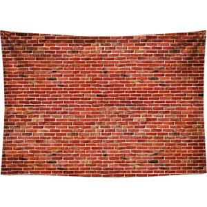 Red Brick Wall Backdrop for Friends Themed Party Decorations, Rustic Brick Wall Texture Background for Baby Shower Birthday Party Wedding Graduation Home Decoration, Valentine's Day Wedding 7x5ft