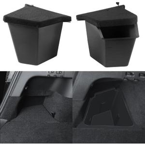 Tesla Model Y Juniper Rear Trunk Storage Bins 2025 2026 Tesla Model Y Juniper Trunk Organizer Storage Box with Cover TPE Tesla Model Y Juniper Accessories