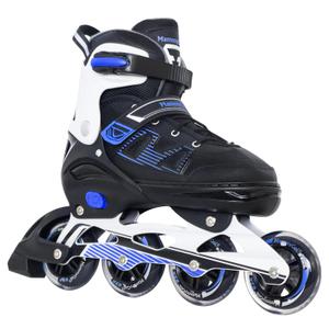 MammyGol Adult Inline Skates for Men Women, Roller Skates with Carbon Steel Bearings, TPR Brake, 3D Mesh, EVA Lining, PVC Upper | Adjustable Size Better Fit for Beginner Skating Enthusiasts, Size: XL
