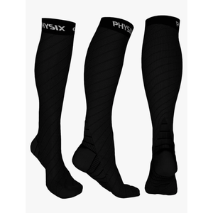 Physix Gear Compression Socks 20-30 mmHg - Men & Women - Running, Nurses, Shin Splints, Flight, Travel,S/M