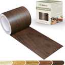 Besezx Wood Grain Repair Tape, 2.4" X180'', Self Adhesive Wood Grain Repair Patch for Tables, Chairs, Baseboards, Doors, Windows, Floors, All Kinds of Furniture Renovation, Handicraft DIY. (Dark oak)