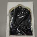 HSDDHOME Small Gold Vintage Vanity Desk Makeup Mirror Antique Decorative Wall Mirror,Resin Carved Arch Table Mirror with Stand for Living Room,Bedroom Dresser,Desktop Decor 10.2" x 7" ﻿