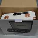 Vinyl Record Player with Built-in Speakers 3-Speed Vintage Record Player Bluetooth Portable Suitcase Turntable Belt-Driven LP Player Support RCA Output and Headphone Output (White Rose Gold)