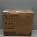 Vinyl Record Player Turntable with Built-in Bluetooth Receiver & 2 Stereo Speakers, 3 Speed 3 Size Portable Retro Record Player for Entertainment and Home Decoration (Orange)