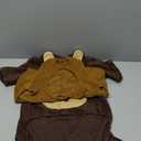 Bear Pet Costume Ears Hat Sweater Furry Clothes Cute Halloween Cosplay Costumes for Small Medium Large Dogs Cats (Large) 
