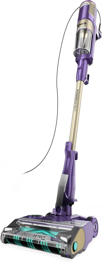 Shark POWERDETECT Ultra-Light Corded Stick Vacuum with DuoClean Technology, Self-Cleaning Brushroll for No Hair Wrap, Anti-Allergen Complete Seal, and Odor Neutralizer Technology, HZ4002 