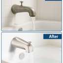 All Metal Bathtub Spout with Diverter, 5.3 Inch Tub Spout, Fits 1/2" Copper Slip-On and 1/2" or 3/4" IPS Threaded Pipes, Easy Lift to Switch, Leak-Free, Easy DIY Installation, Brushed Gold