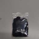 MECCANIXITY 450 Pcs Flat Round Sequins 20mm/0.8 Inch Loose Paillettes Craft Sewing Sequins with Single Side Hole for DIY Embroidery Clothing Jewelry Making, Laser Black