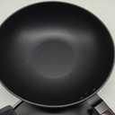 Carbon Steel Wok, 13-Inch, Pre-Seasoned, Non-Stick, with Lid and Spatula, Flat Bottom, Ideal for Stovetop Cooking