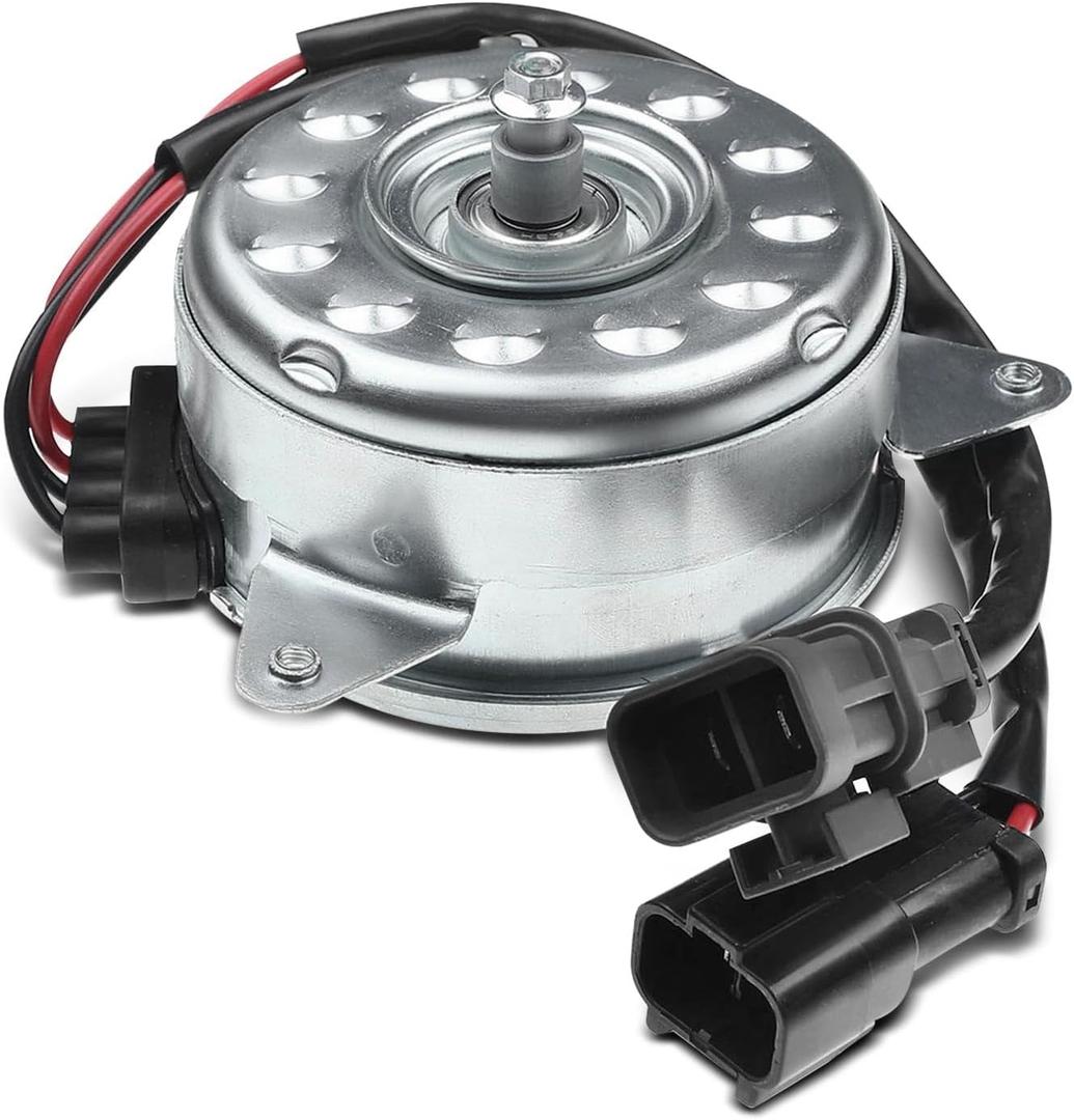 A-Premium Radiator Fan Cooling Motor Compatible with Nissan Versa 2012-2019, Versa Note 2014-2019, L4 1.6L, Sedan/Hatchback, Replace# 21487-1KA0B, 21487-1KA0A