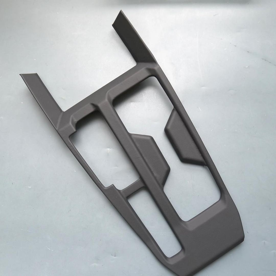 ZiWen Interior Trims Gear Shift Panel Center Console Cup Holder Cover Frame Accessories for Honda Accord 2023 2024 2025 (Black Leather)