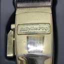 BaBylissPRO GOLDFX+ Professional Barber Cord/ Cordless Hair Clippers for Men, All Metal, Lithium Battery with 3-Hour Runtime, Gold