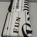 Laundry Room Rug Non Slip Floor mats Farmhouse Large Laundry Rugs for Laundry Room Mat Washer and Dryer Carpet Laundry Runner Room Decor 20x47inch(White)