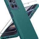 FNTCASE for Moto G 2026/2025 Case: Moto G Play 2026/Moto G Power 2025 Case Dual Layer Military Protective Heavy Duty Cell Phone Cover with Screen Protector Shockproof Rugged Non Slip Textured (Green)