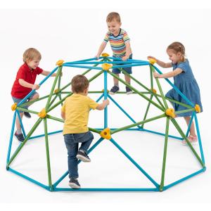 Hurtle 6ft Climbing Dome for Kids, Sturdy Steel Dome Climber, Outdoor Backyard Jungle Gym & Monkey Bars, Fun Active Play Structure for Toddlers, Boys & Girls