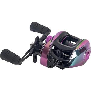 Baitcaster Reels, Lightweight Bait Caster Reel - 7.2:1 Gear Ratio, Up to 22lbs Drag Capacity, Magnetic Brakes, Perfect for Saltwater Fishing and Surf Fishing Rods Left Hand
