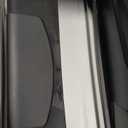 United Solutions Highboy Waste Container with Swing Lid, 23 Gallon, Space Saving Slim Profile and Easy Bag Removal, Handles for Easy Carrying, Indoor/Outdoor Use, Black, 1-Pack.