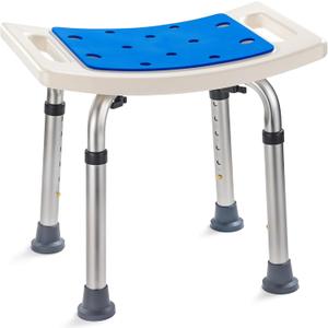 Dr. Kays Shower Chair for Elderly and Disabled Heavy-Duty Shower Chair for Inside Shower, 350 lbs Capacity, Portable Shower Chair for Inside tub, Bath Chair for Inside Tub with Adjustable Height