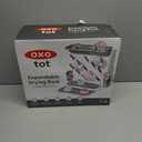 OXO Tot Expandable Drying Rack  Space-Saving Drying Rack | Newborn and Baby Essentials | Breastfeeding Essentials | Dry Baby Bottles | Save Space in Kitchen